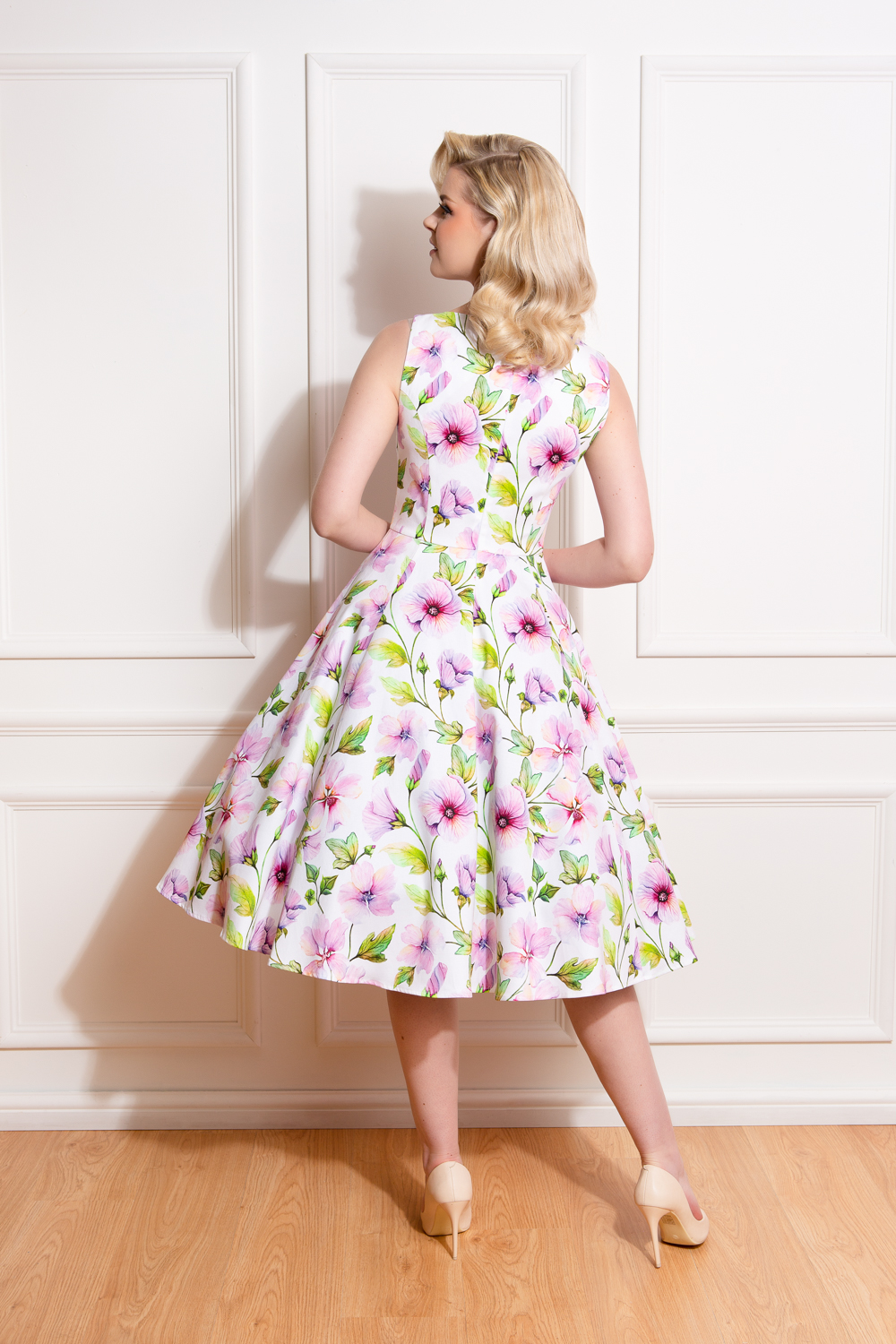 Naomi Floral Swing Dress